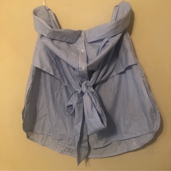 Fashion Nova Take Me To Work Strapless Top - Picture 6 of 6